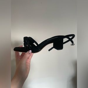 Loeffler Randall Mikel Bow Mid-Heel Sandal